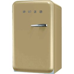 Smeg FAB10HLP 55cm 'Retro Style' Home Bar Fridge and Icebox in Cream with Left Hand Hinge